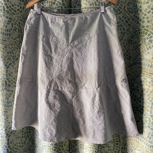 Emma James Seersucker Skirt 14 - Picture 1 of 5
